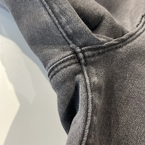 L'AGENCE Margot Coal Destruct High Rise Ankle Skinny Jeans - Picture 9 of 11